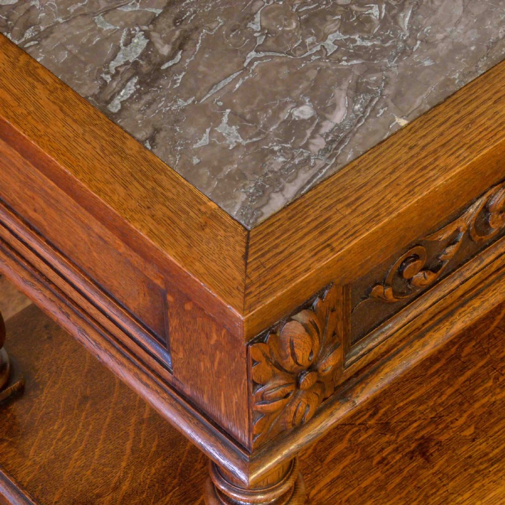 Victorian Oak Buffet View VIII