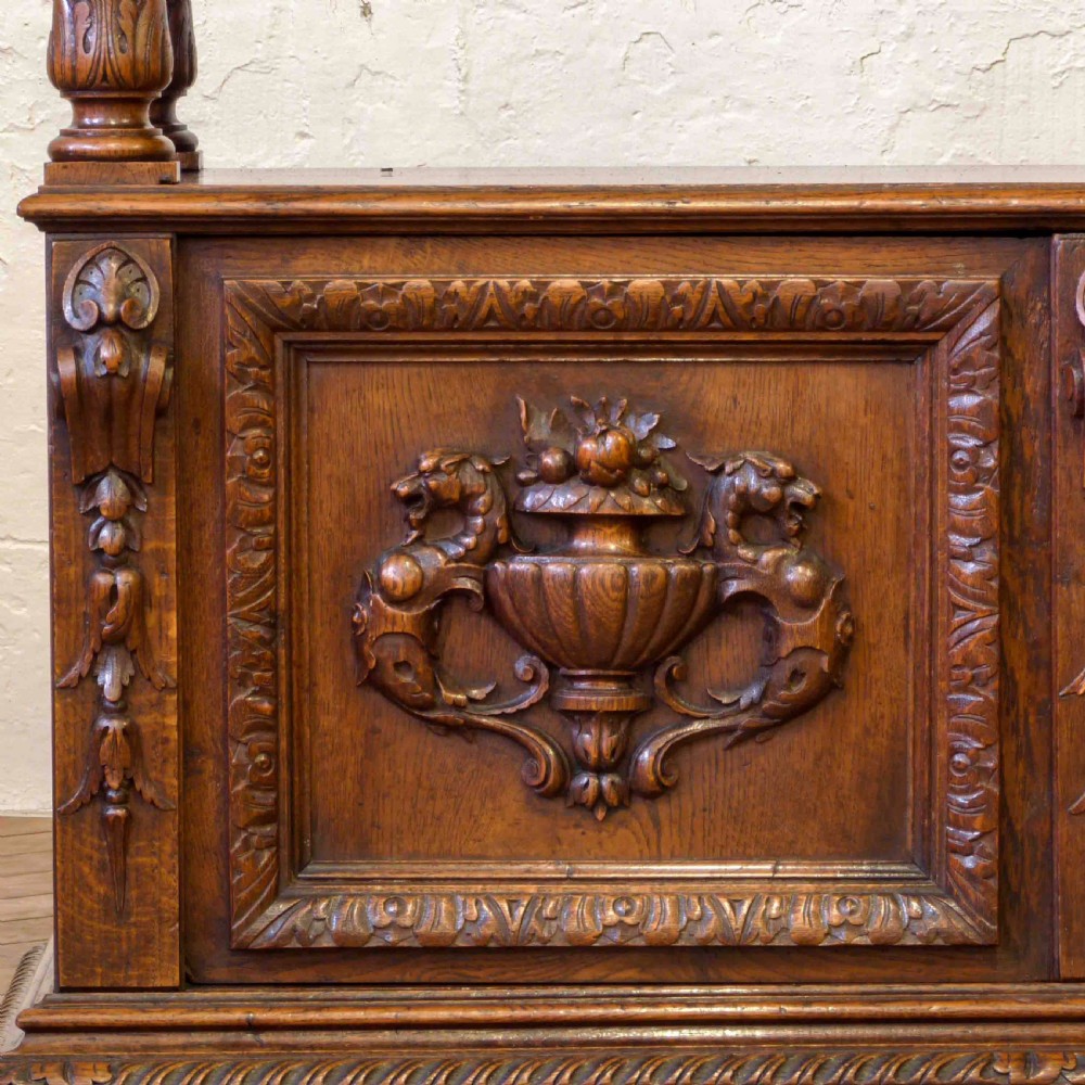 Victorian Oak Buffet View XI