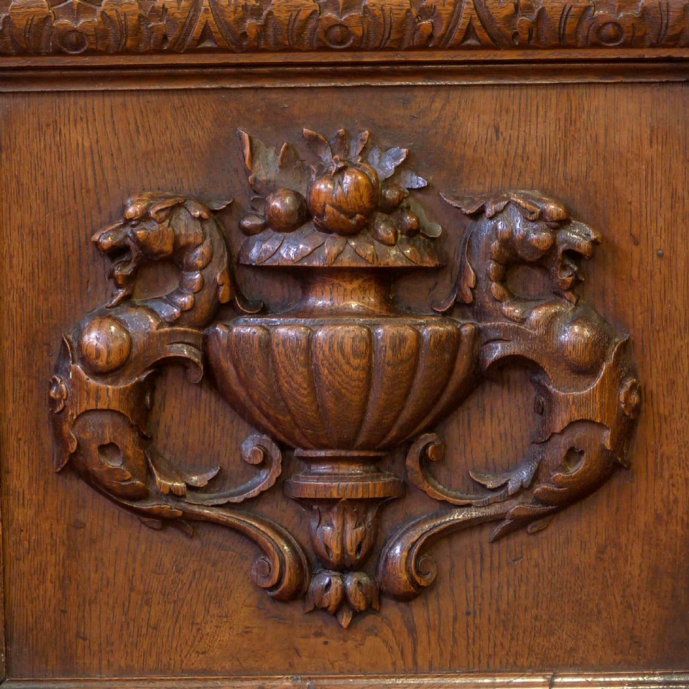 Victorian Oak Buffet View XII