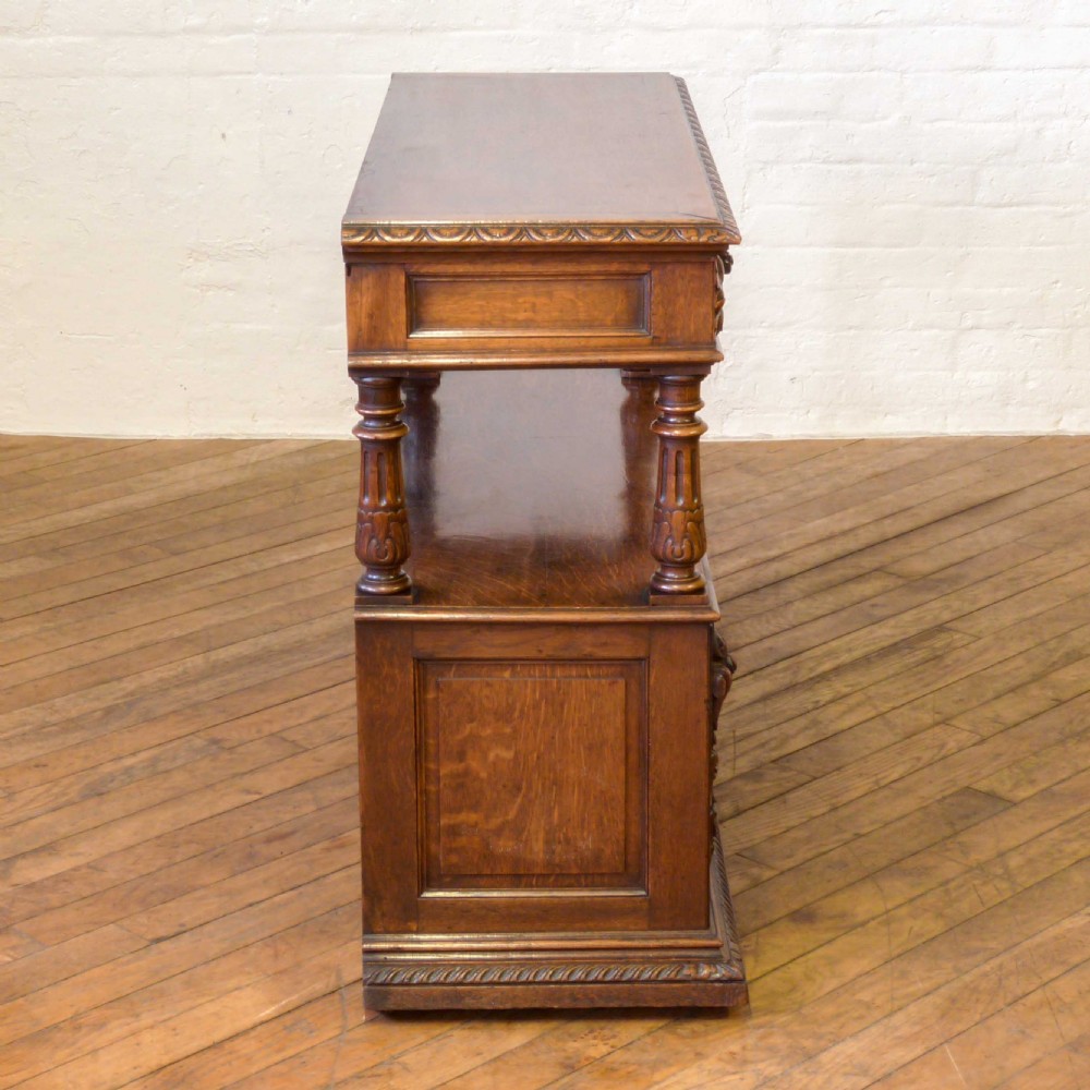 Victorian Oak Buffet View XV