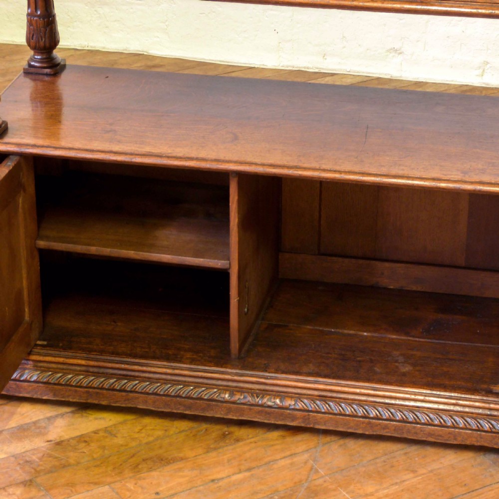 Victorian Oak Buffet View XVI