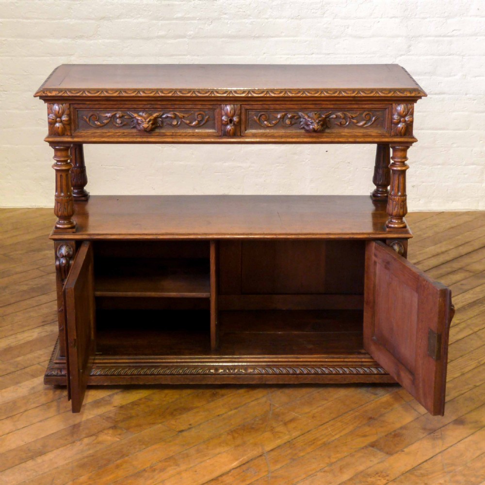 Victorian Oak Buffet View XVII