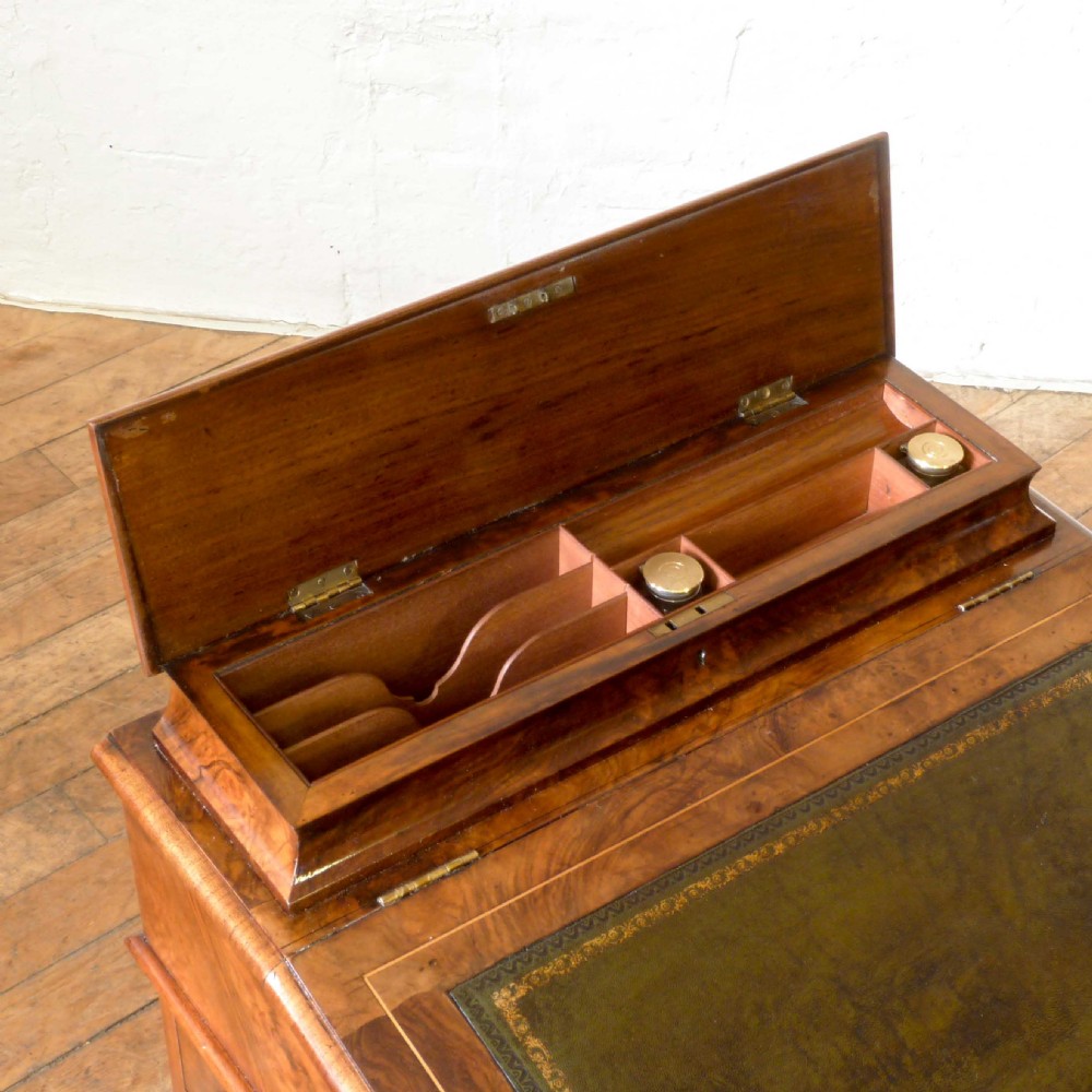 Victorian Walnut Davenport View V
