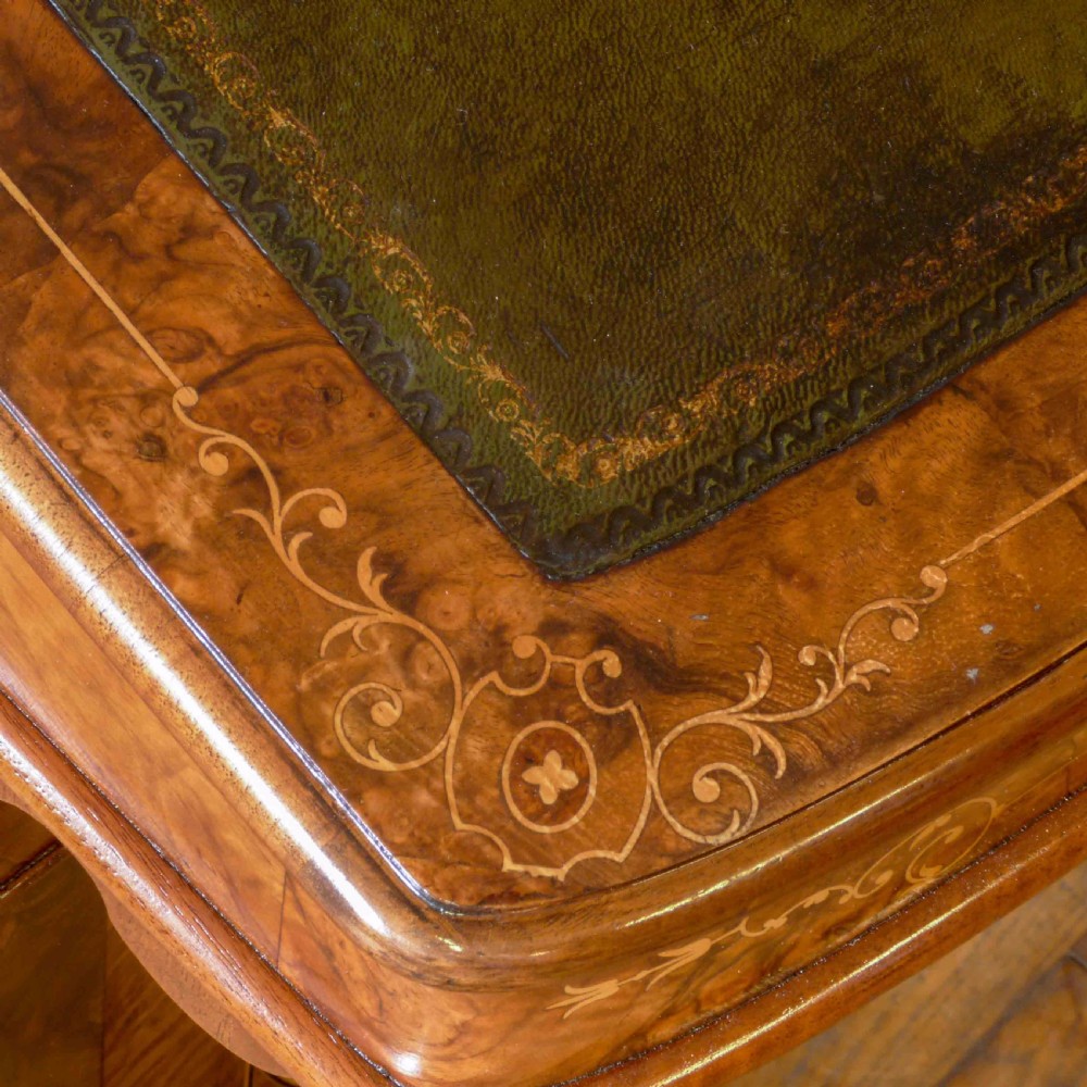 Victorian Walnut Davenport View IX
