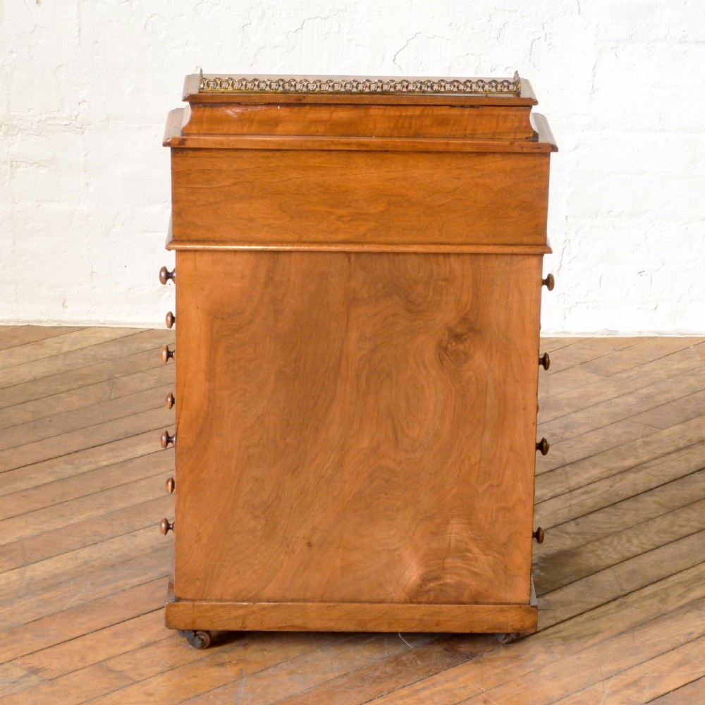 Victorian Walnut Davenport View XVI