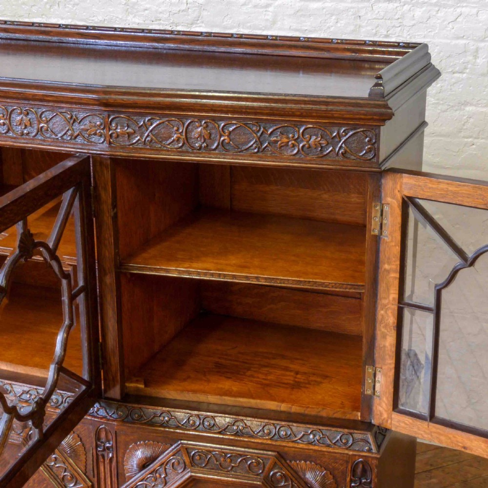 Oak Bookcase View IV