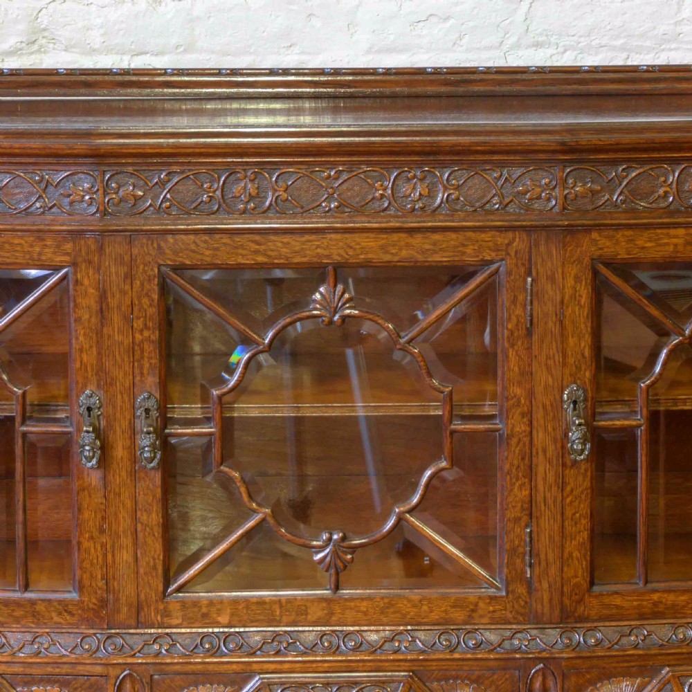 Oak Bookcase View IX