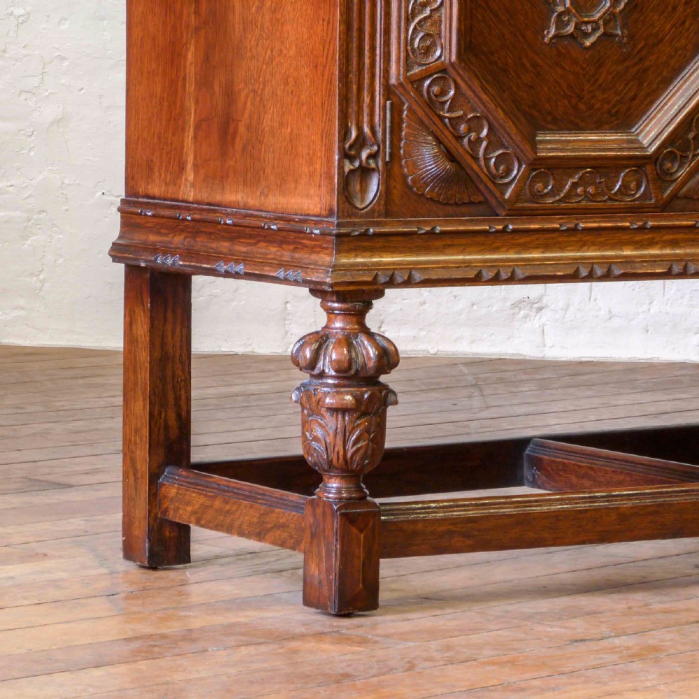 Oak Bookcase View XIII