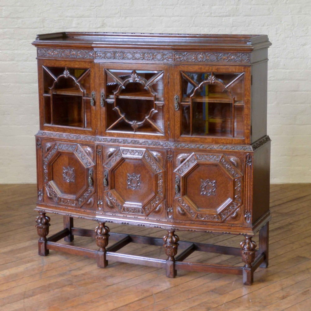 Oak Bookcase View XVII