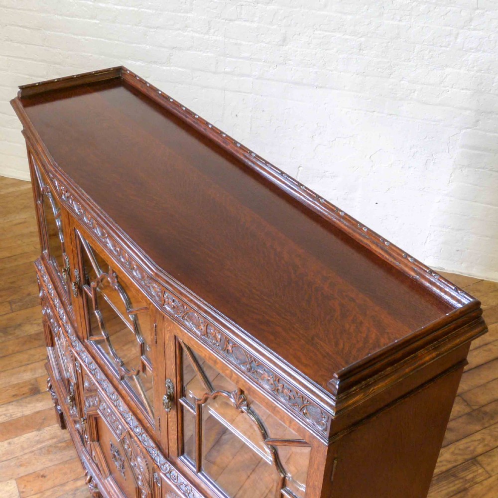 Oak Bookcase View XVIII