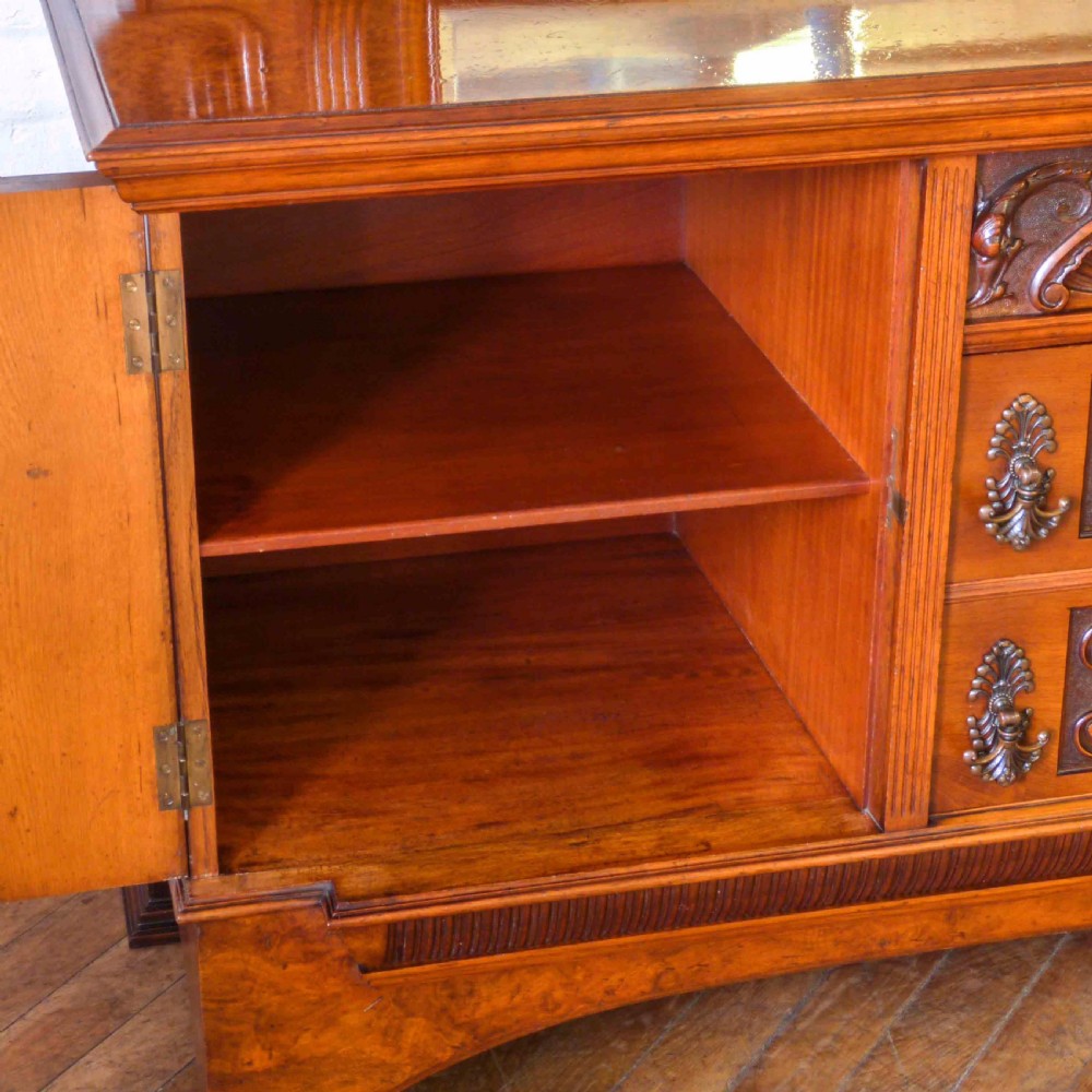 Victorian Pollard Oak Sideboard View IV