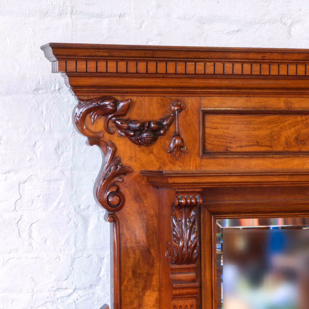 Victorian Pollard Oak Sideboard View V