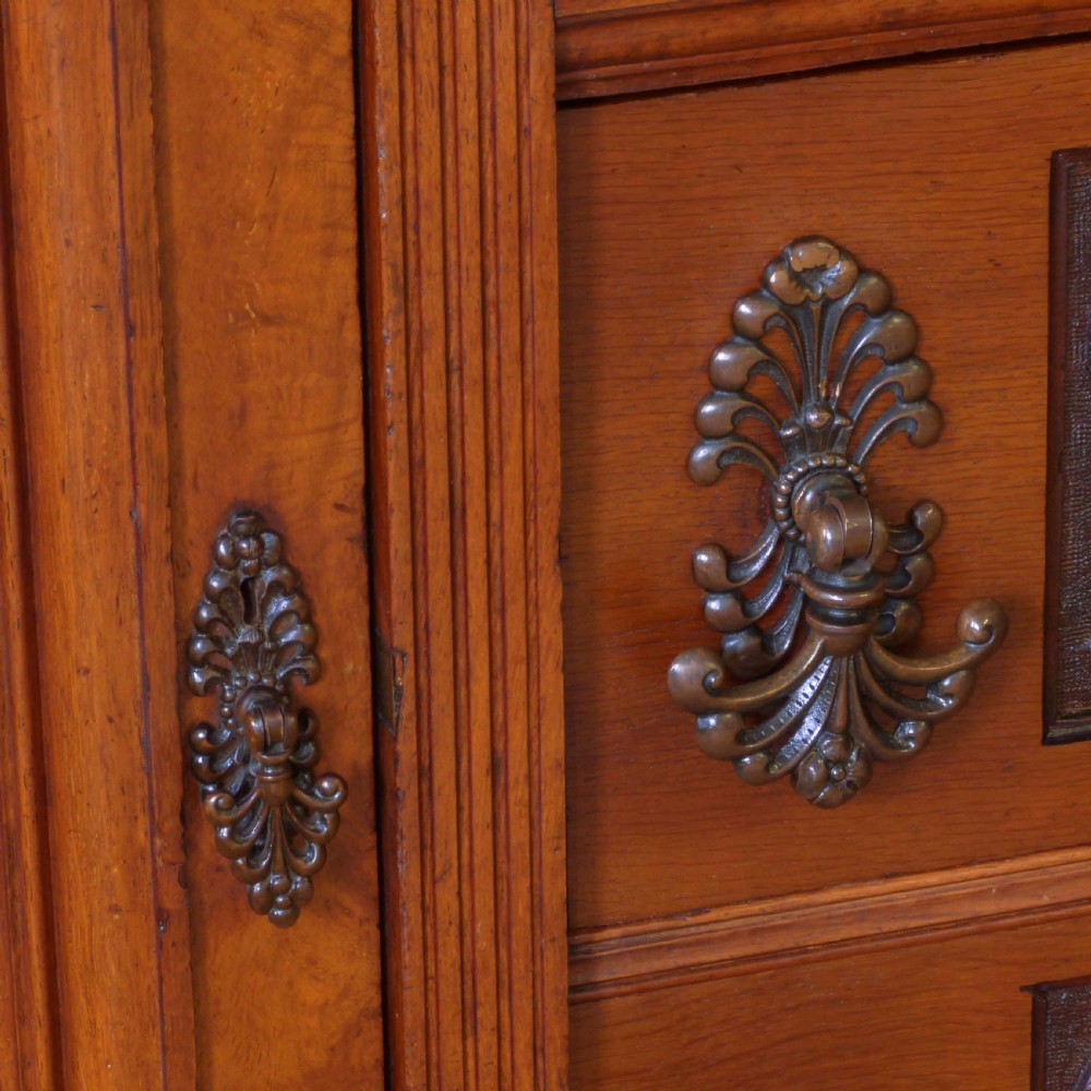 Victorian Pollard Oak Sideboard View IX