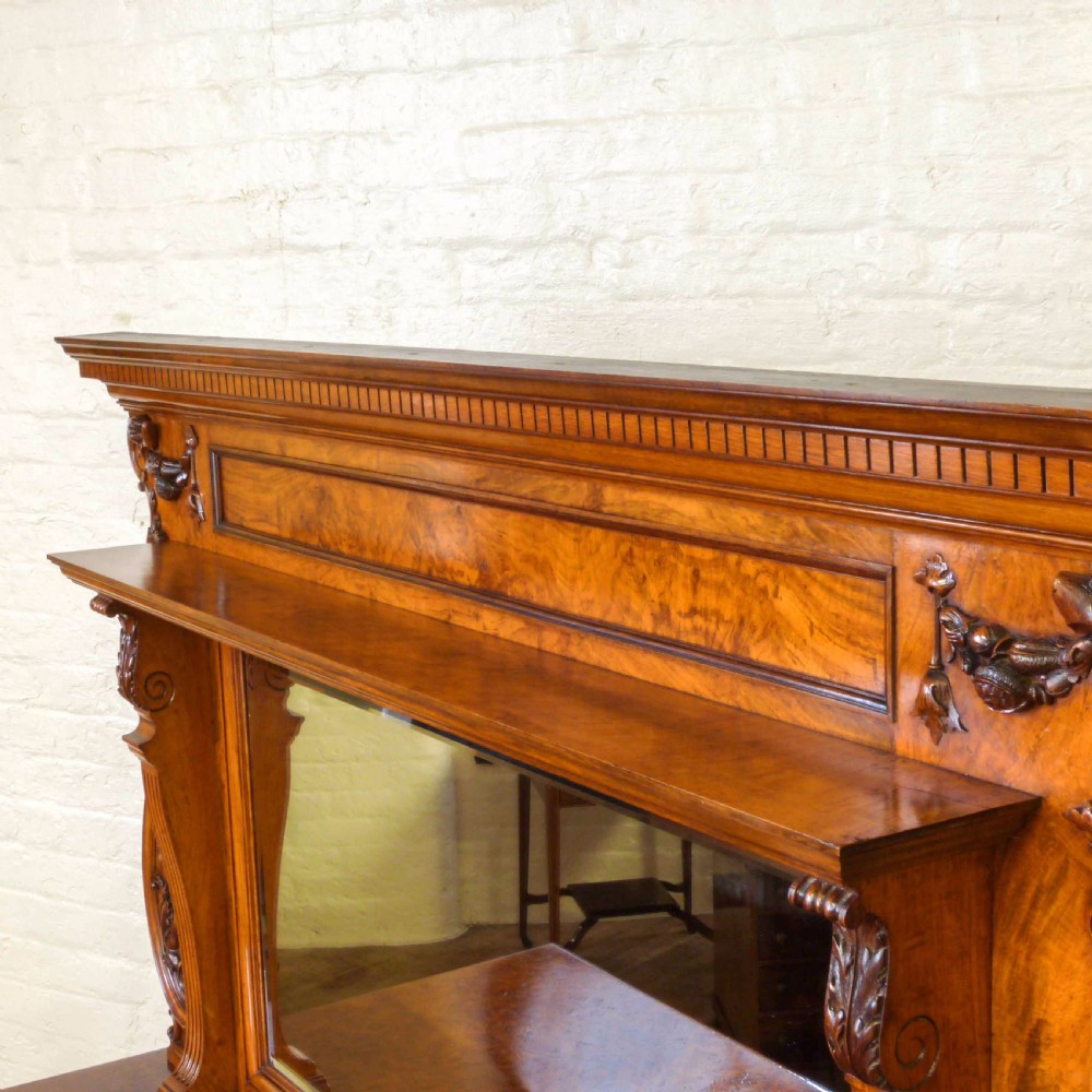 Victorian Pollard Oak Sideboard View XV