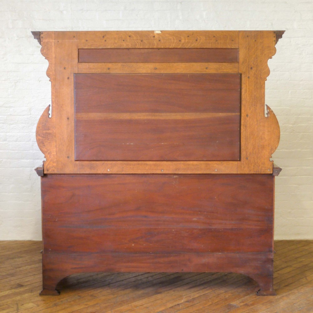 Victorian Pollard Oak Sideboard View XIX