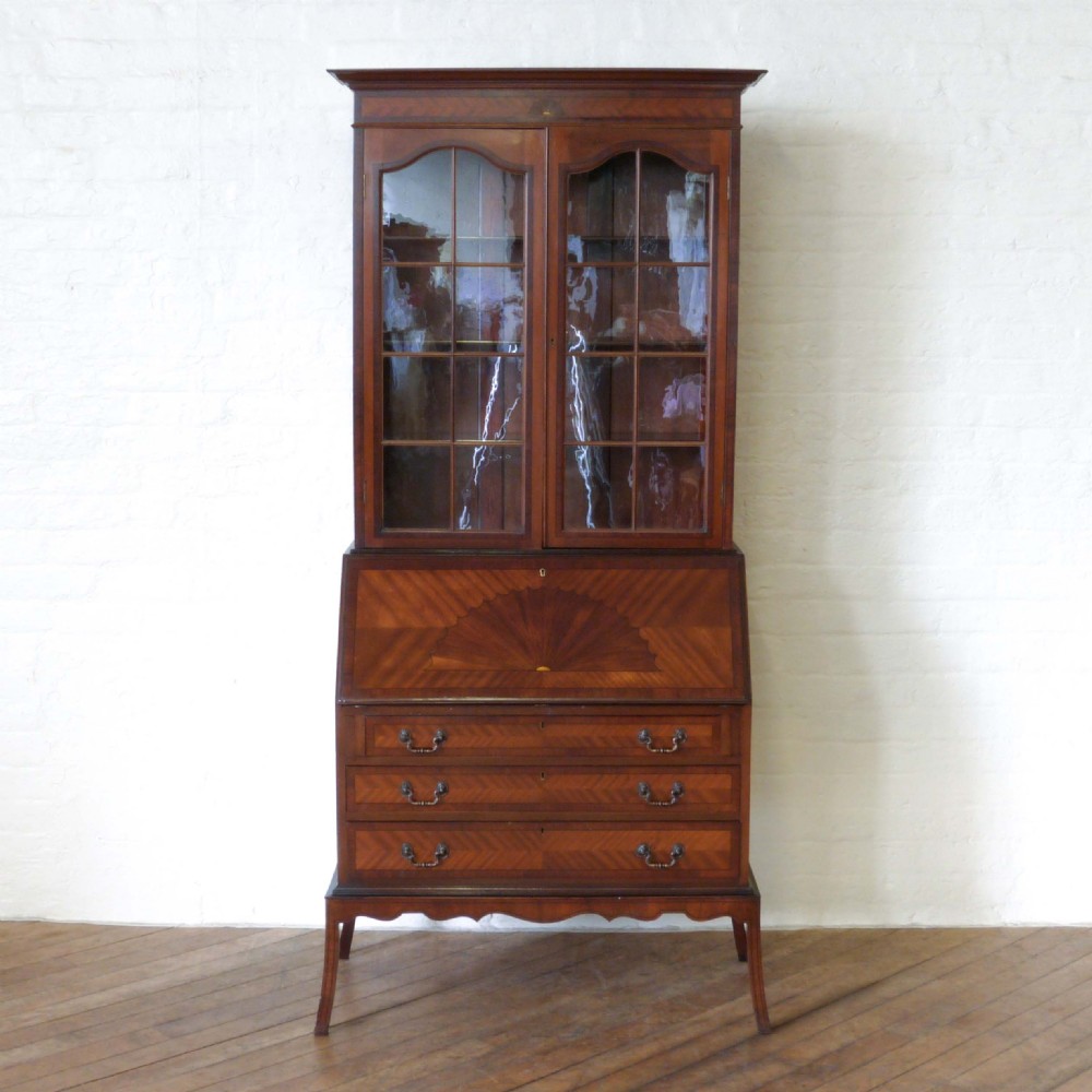 Mahogany Bureau Bookcase
