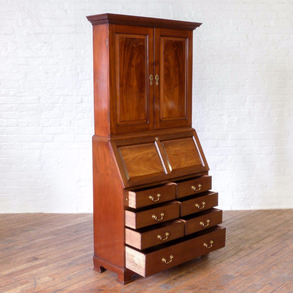Victorian Estate Bureau Bookcase View VIII