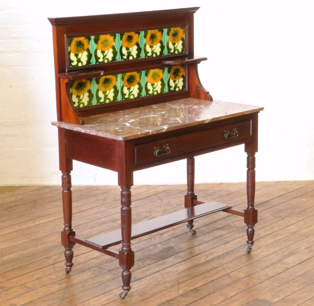Victorian Mahogany Washstand View IV