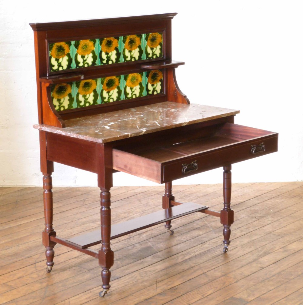 Victorian Mahogany Washstand View V