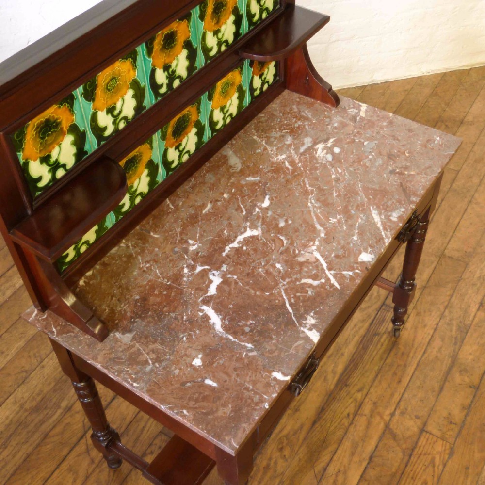 Victorian Mahogany Washstand View VII