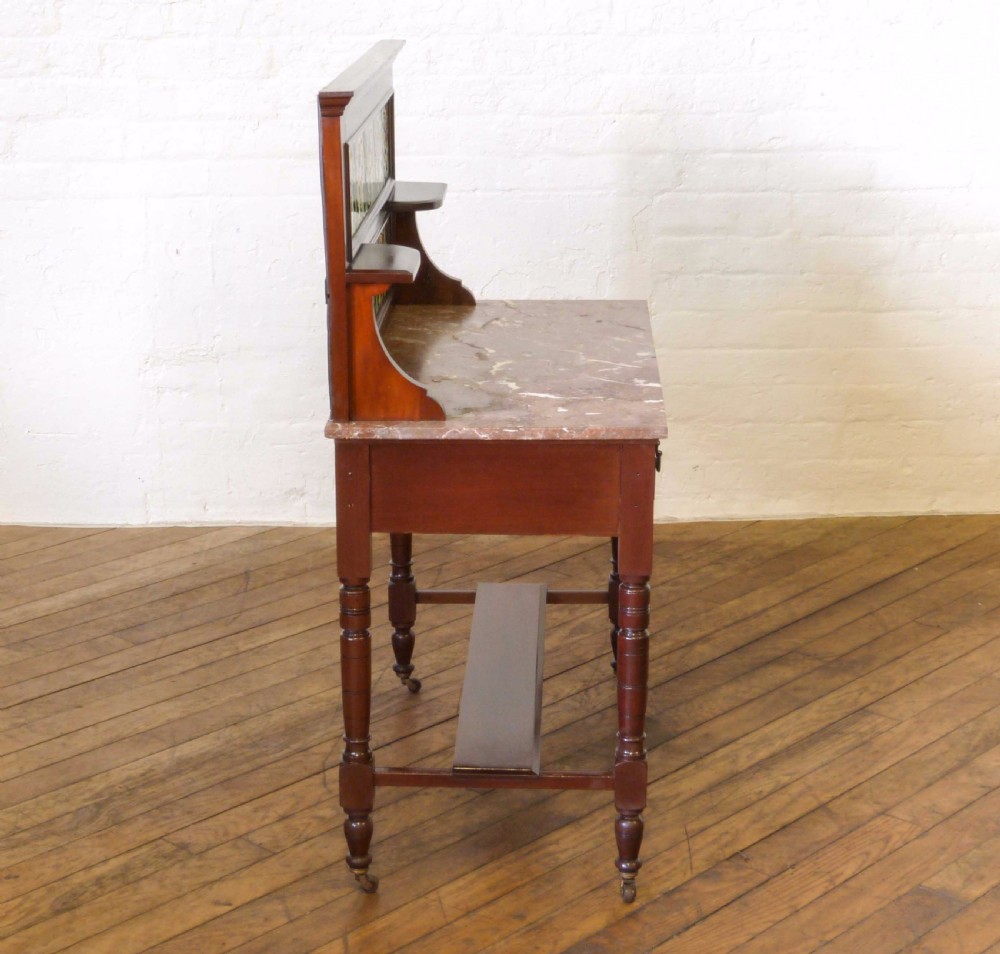Victorian Mahogany Washstand View XI