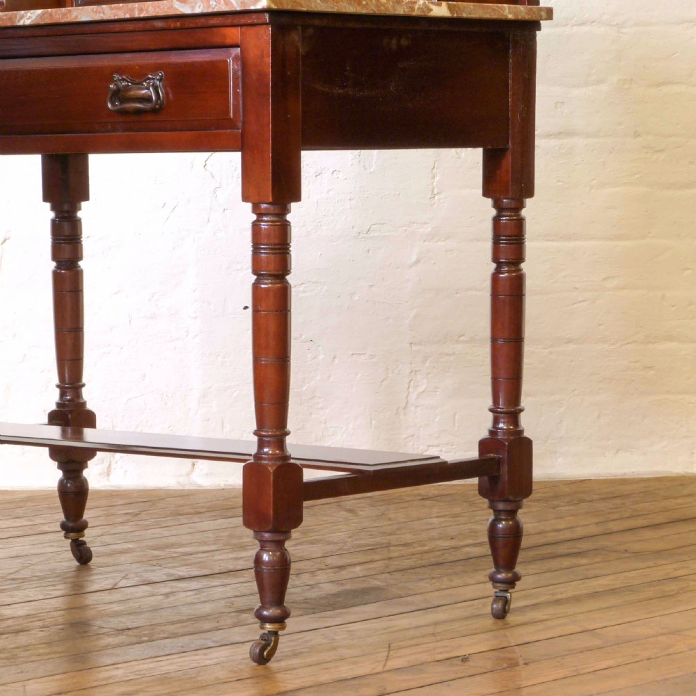 Victorian Mahogany Washstand View XIV