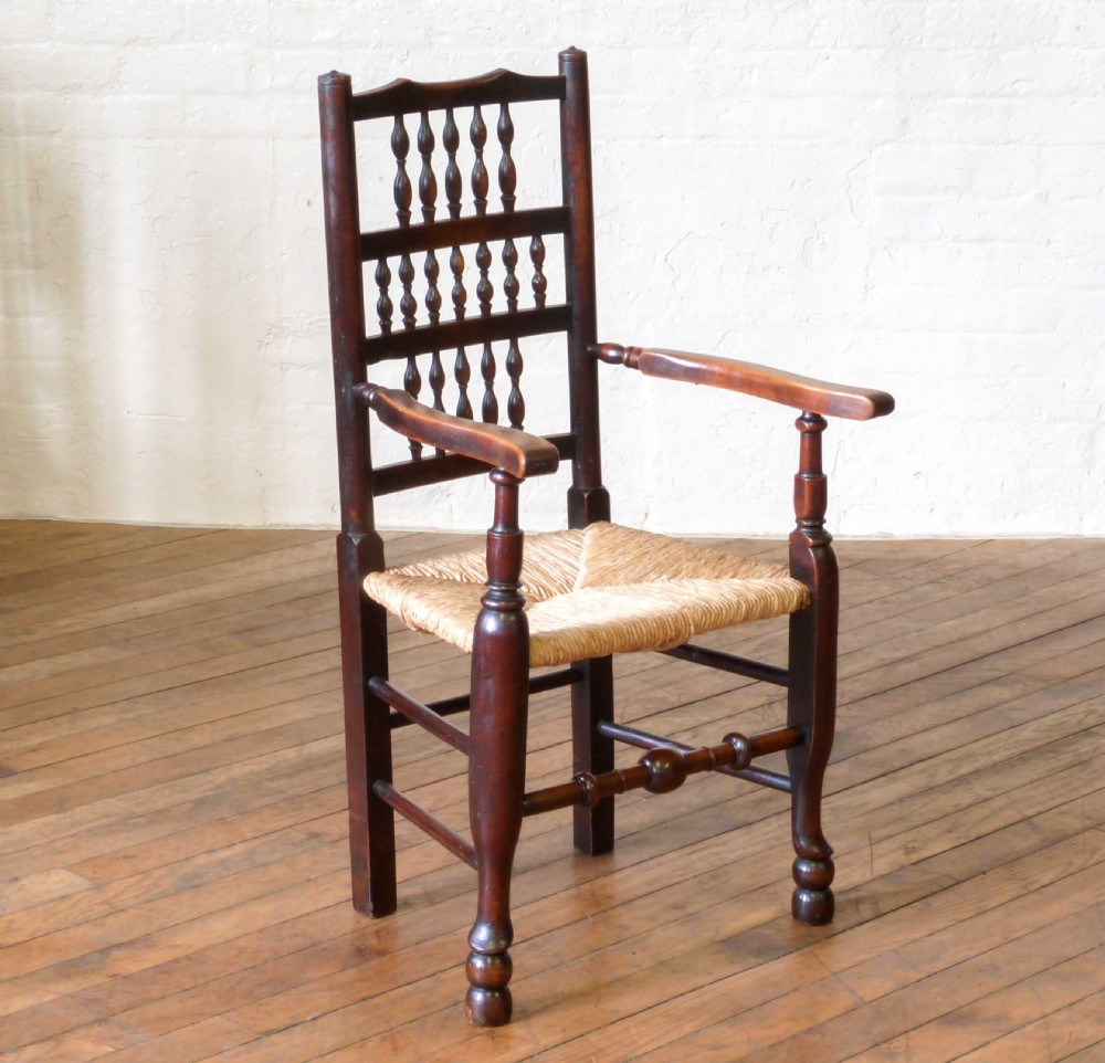 Set of Eight Lancashire Spindleback Chairs View II