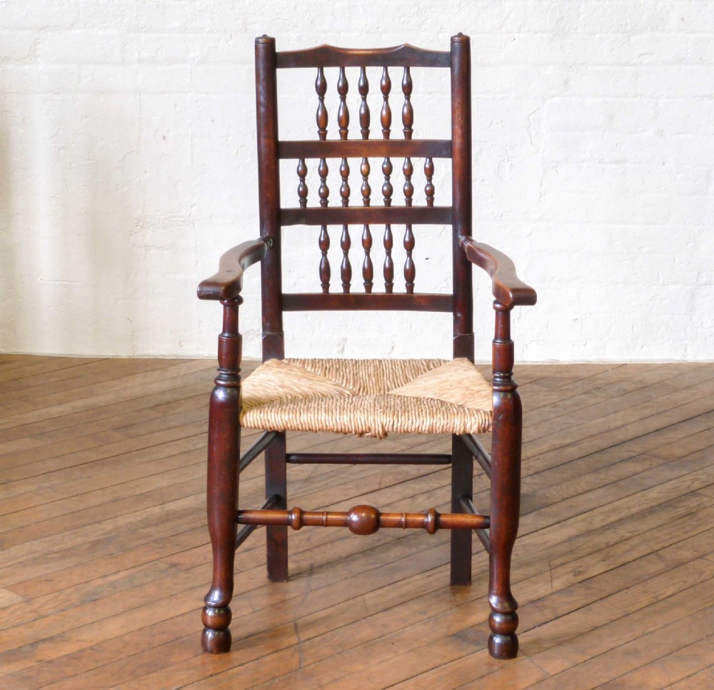 Set of Eight Lancashire Spindleback Chairs View III