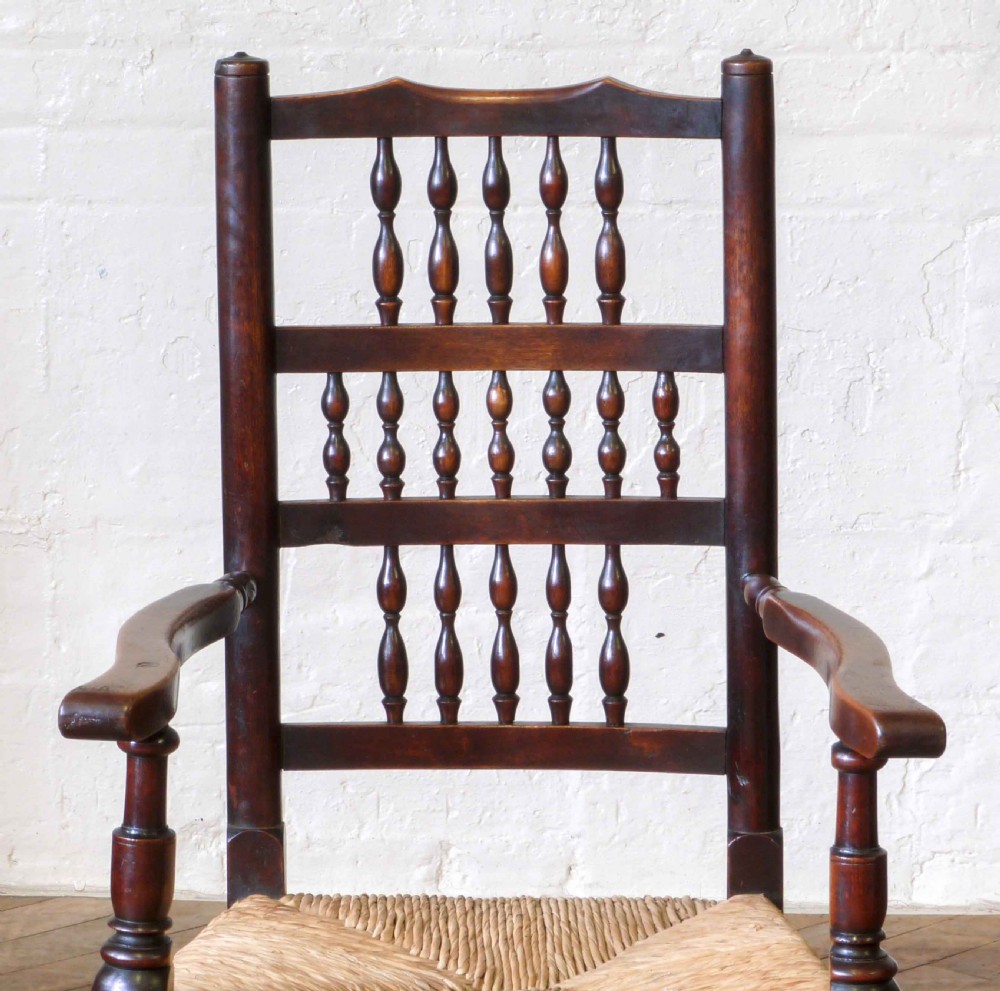 Set of Eight Lancashire Spindleback Chairs View IV