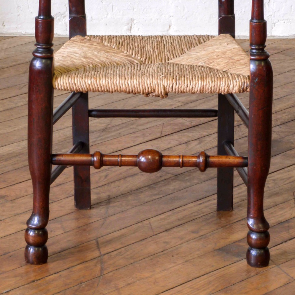 Set of Eight Lancashire Spindleback Chairs View V