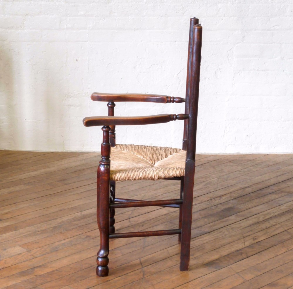 Set of Eight Lancashire Spindleback Chairs View IX