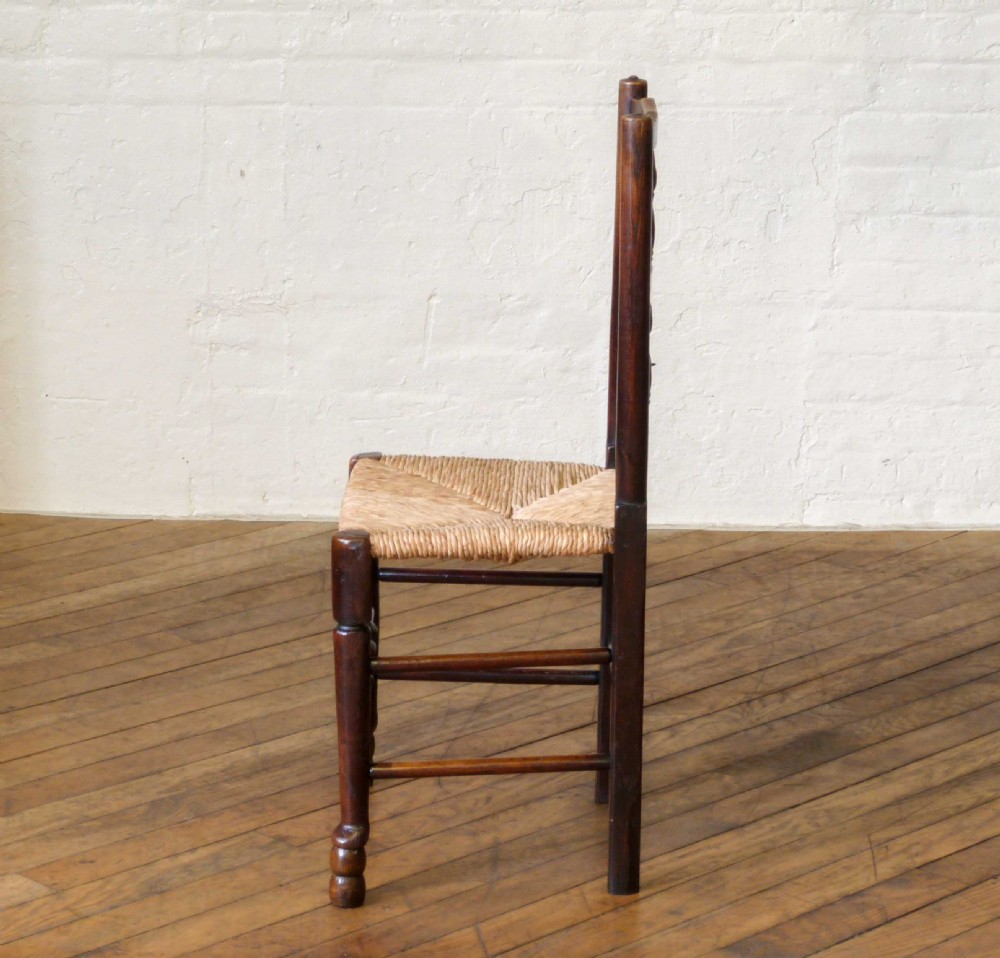 Set of Eight Lancashire Spindleback Chairs View XIV