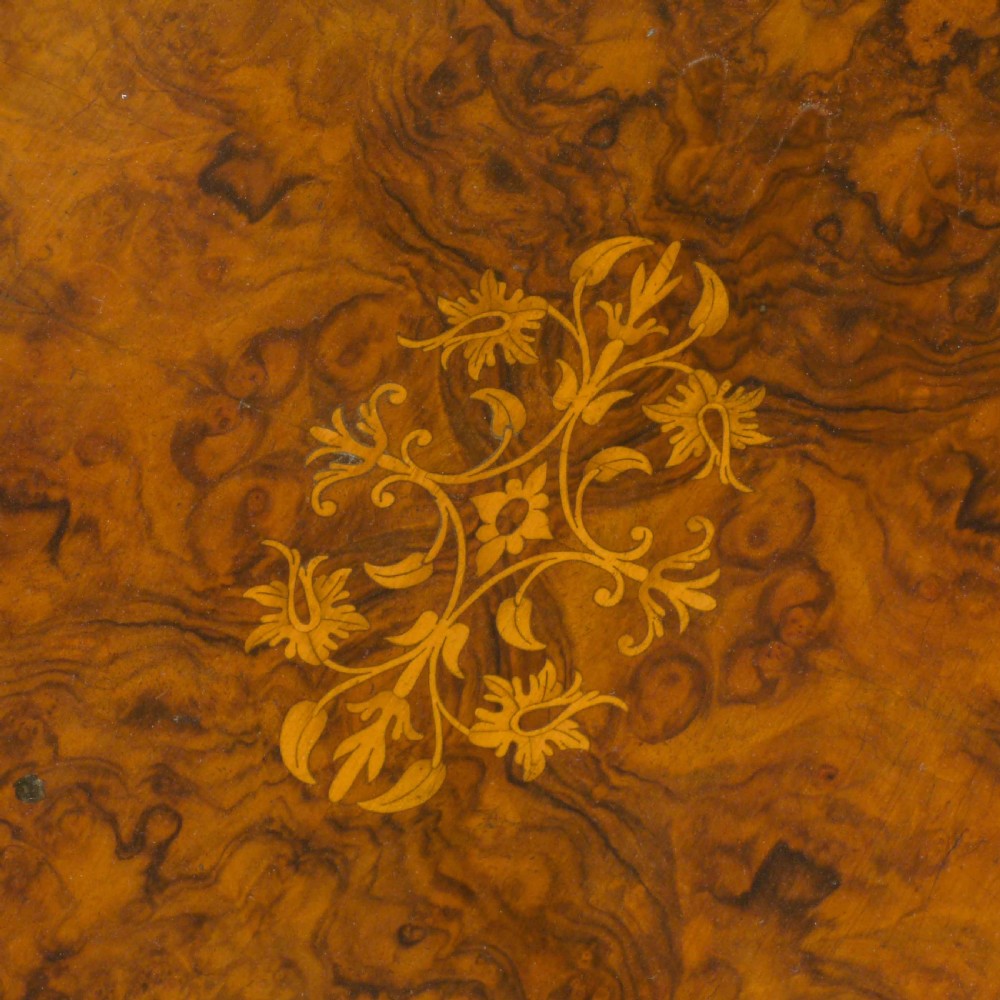Victorian Walnut Sewing Table View XIII