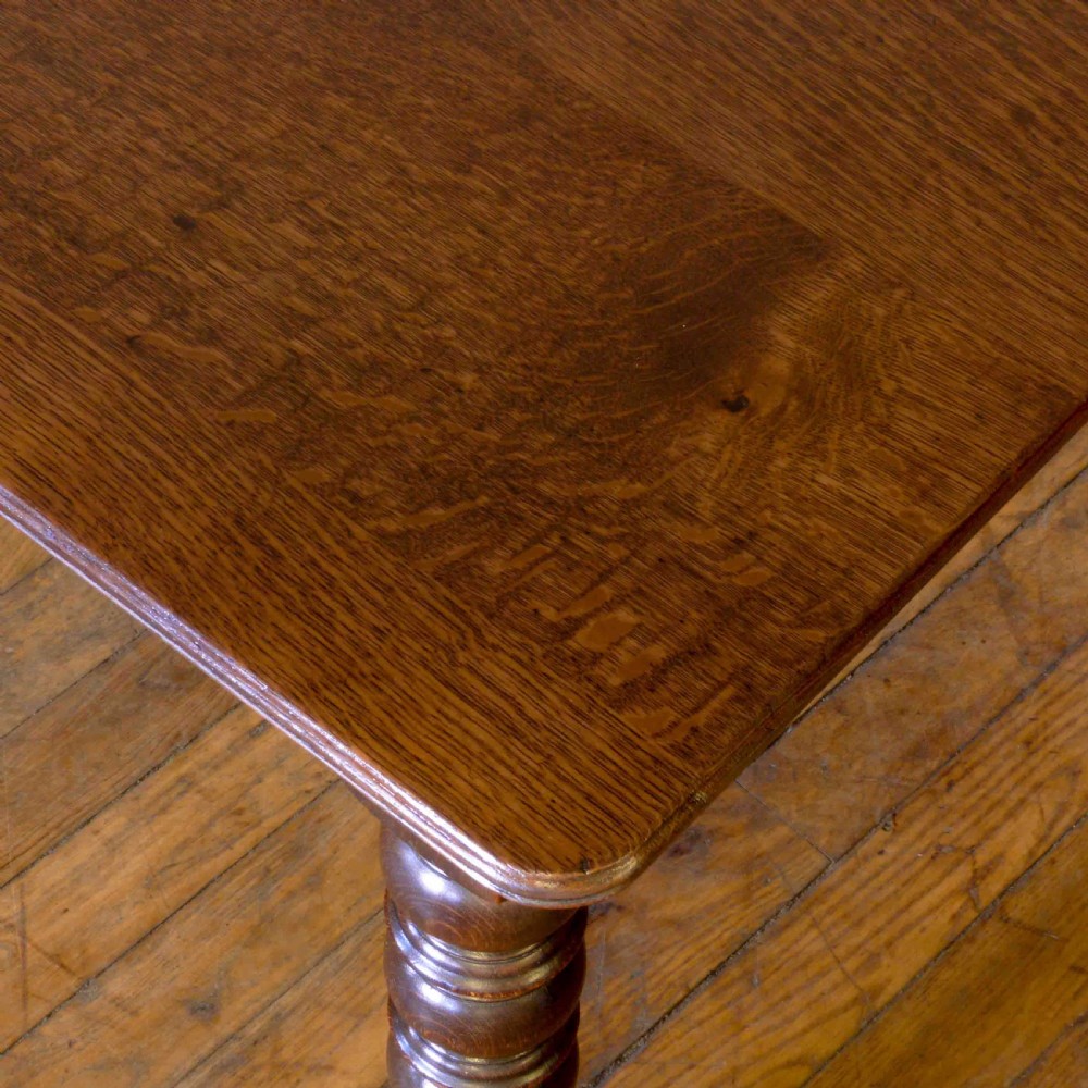 Victorian Oak Extending Table View VI