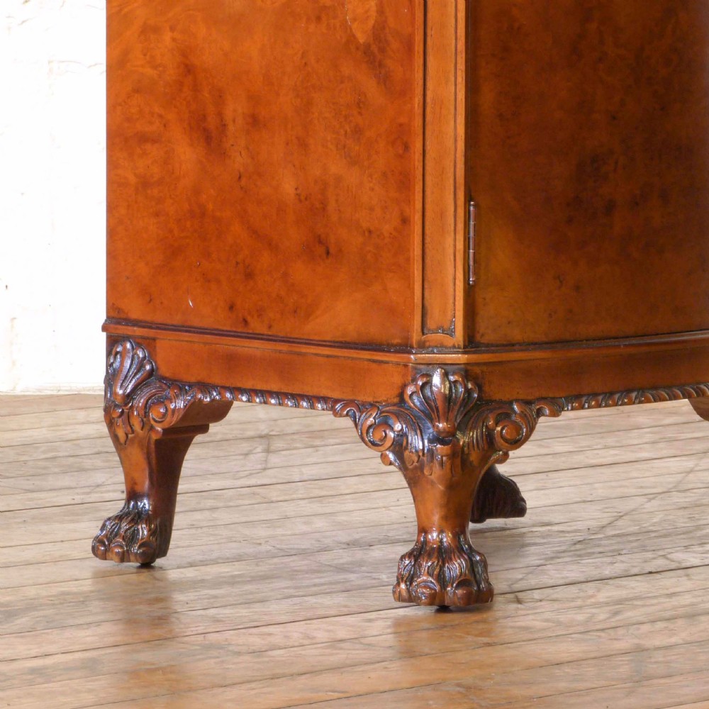 Pair of Queen Anne Style Bedside Cabinets View X