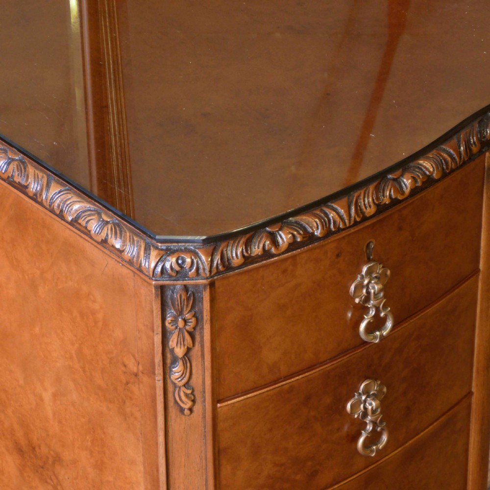 Queen Anne Style Walnut Dressing Table View IV