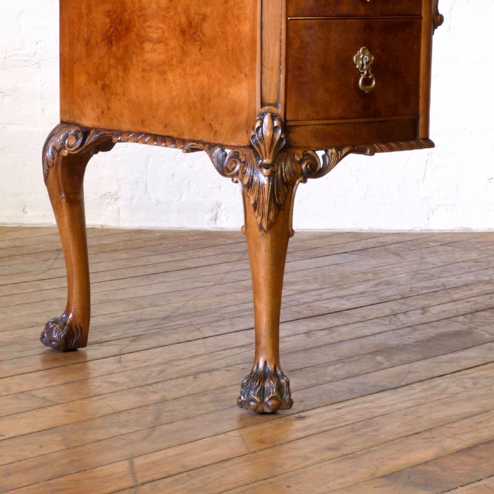 Queen Anne Style Walnut Dressing Table View V