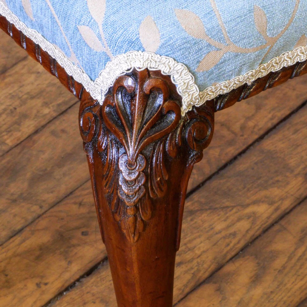 Queen Anne Style Walnut Dressing Table View XX