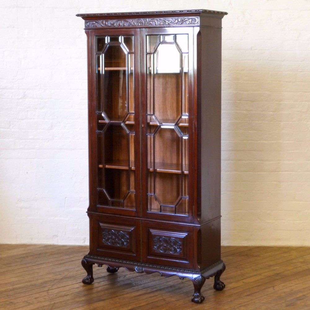 Chippendale Revival Bookcase