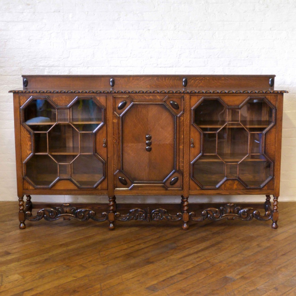 Large Oak Bookcase