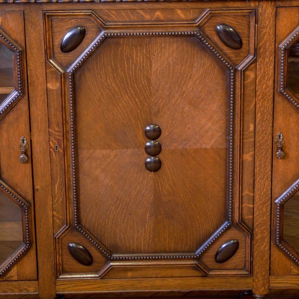 Large Oak Bookcase View VI