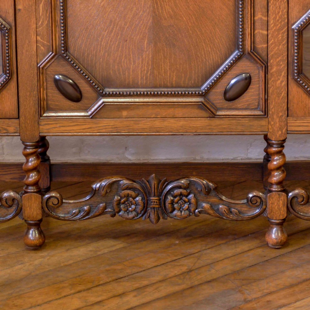 Large Oak Bookcase View IX