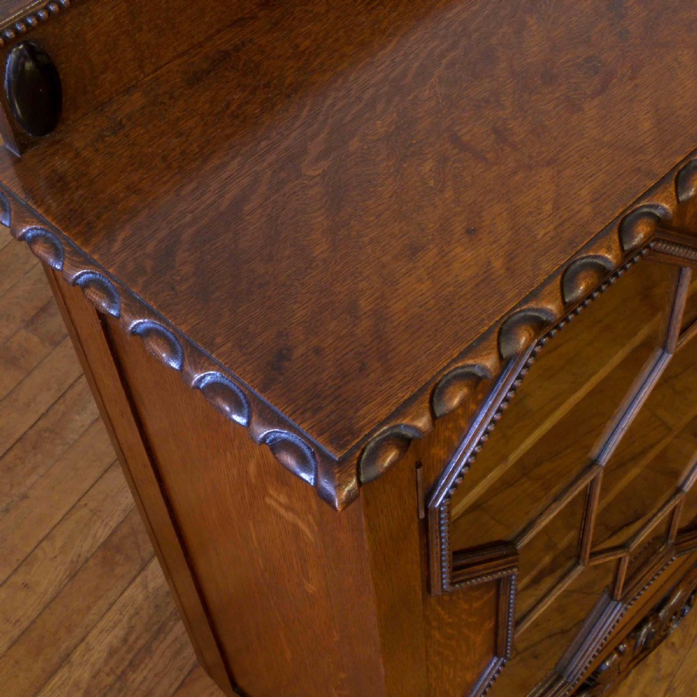 Large Oak Bookcase View XII