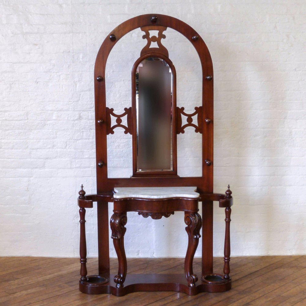Victorian Mahogany Hallstand
