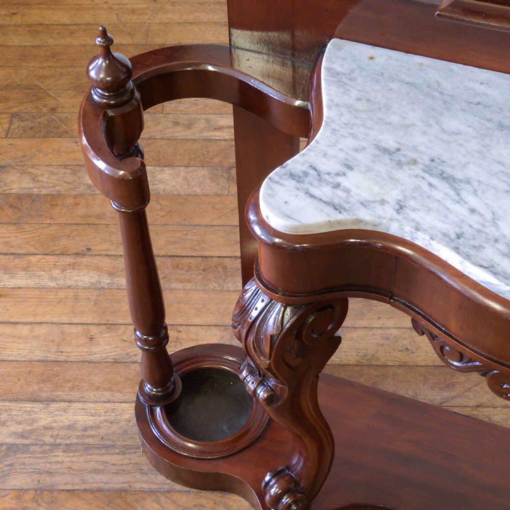 Victorian Mahogany Hallstand View IV