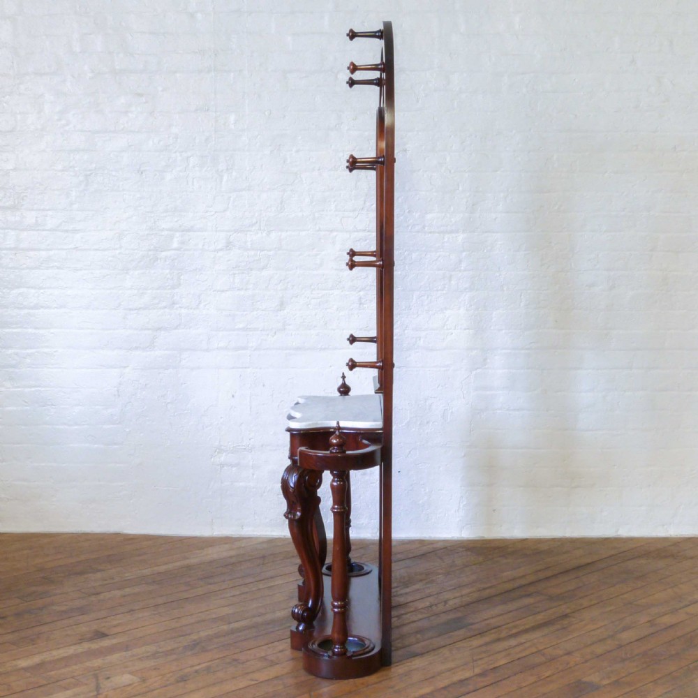 Victorian Mahogany Hallstand View X