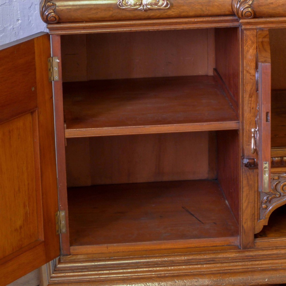 Victorian Pollard Oak Sideboard View IV