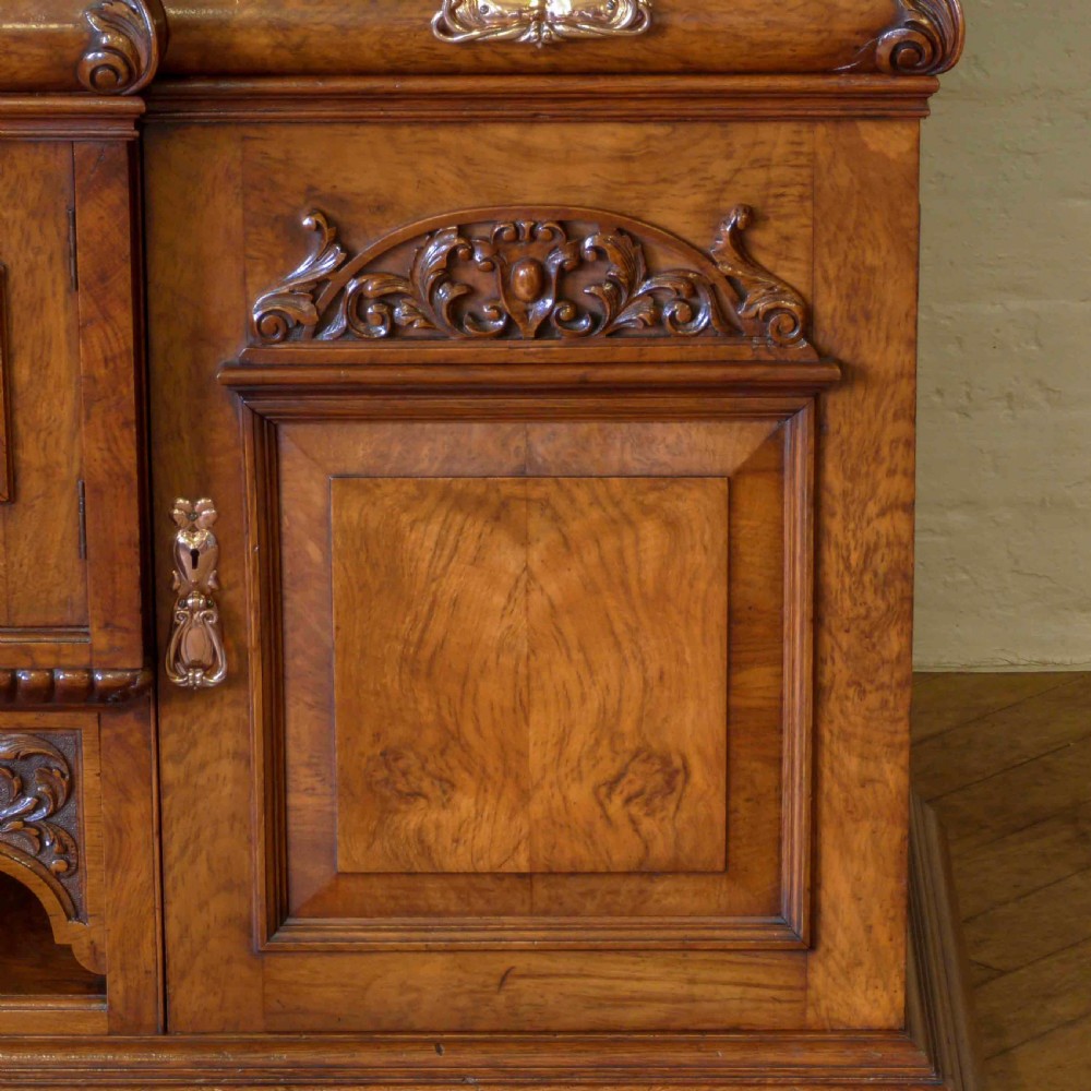 Victorian Pollard Oak Sideboard View VI