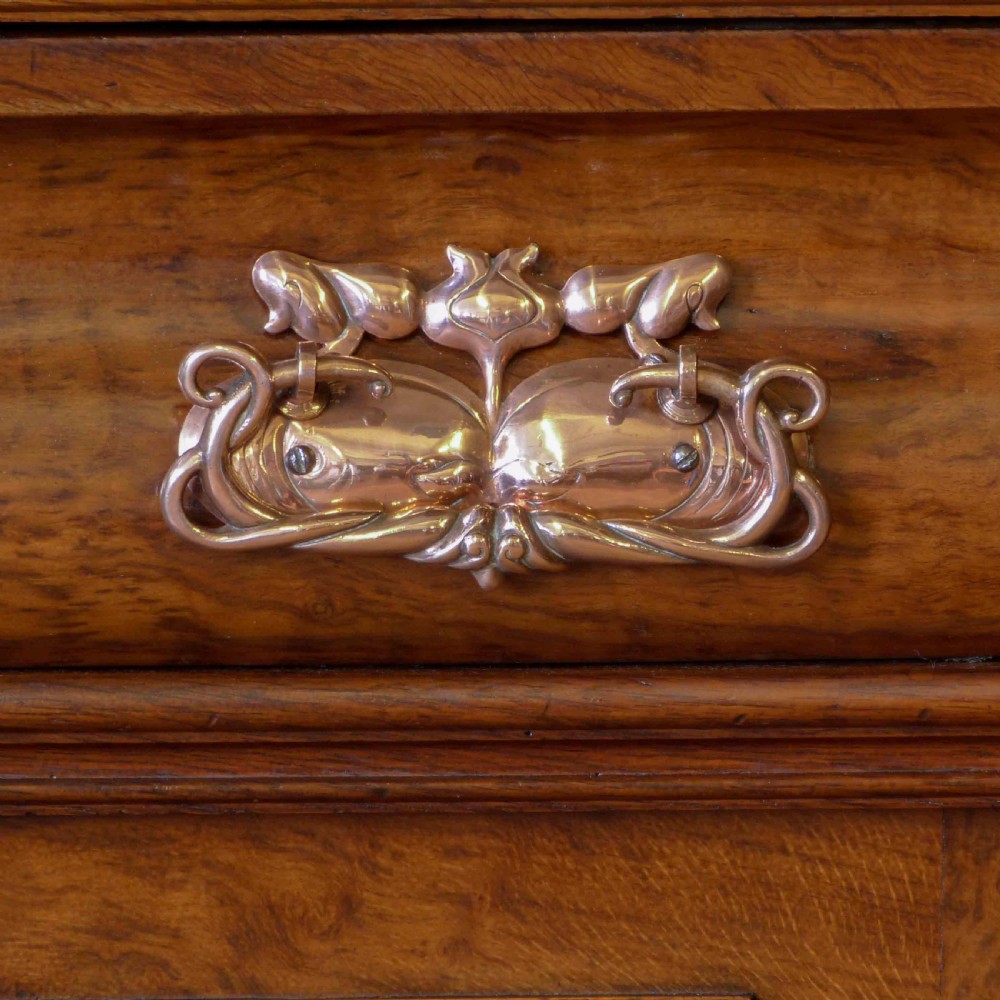 Victorian Pollard Oak Sideboard View VIII