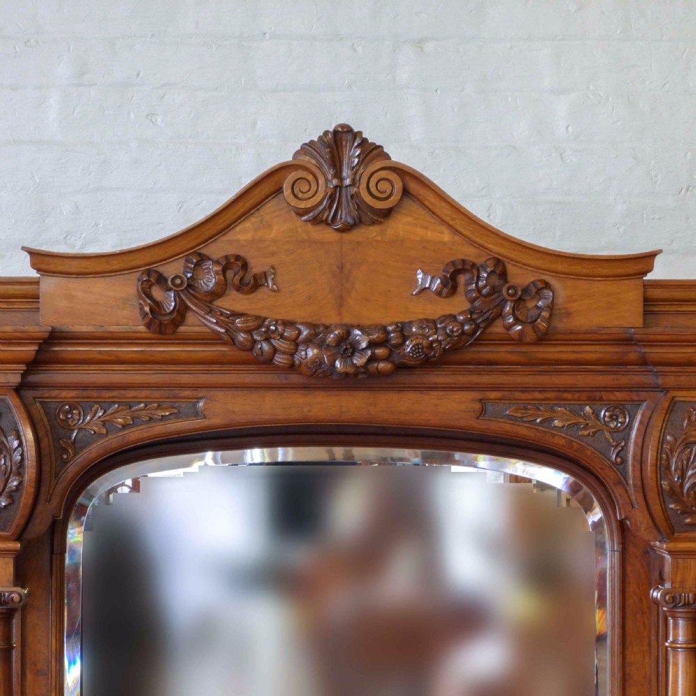 Victorian Pollard Oak Sideboard View X